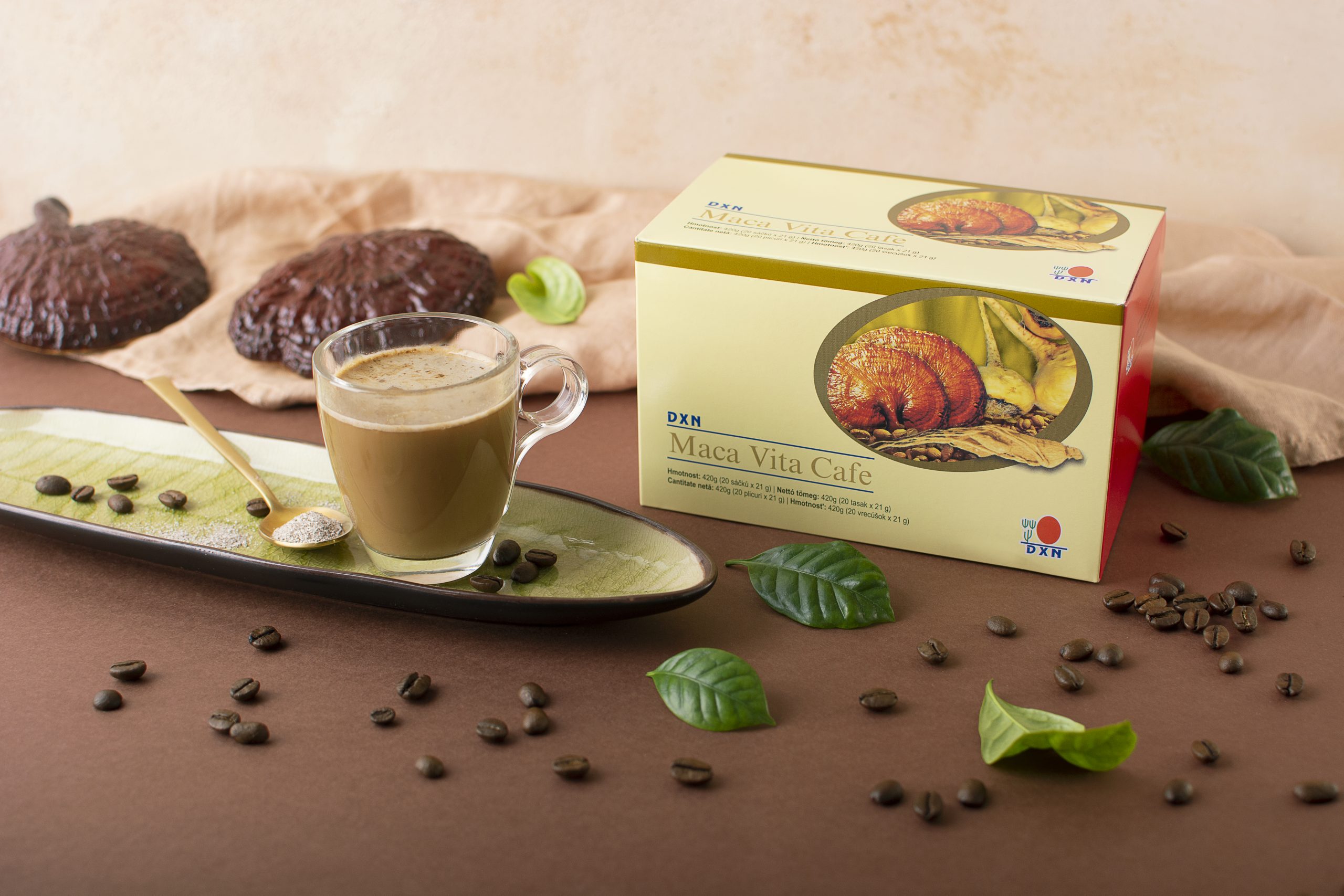 Maca Vita Café DXN (café con ganoderma, maca y ginseng)